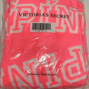 Fleece Victoria’s Secret Pink Throw Blanket